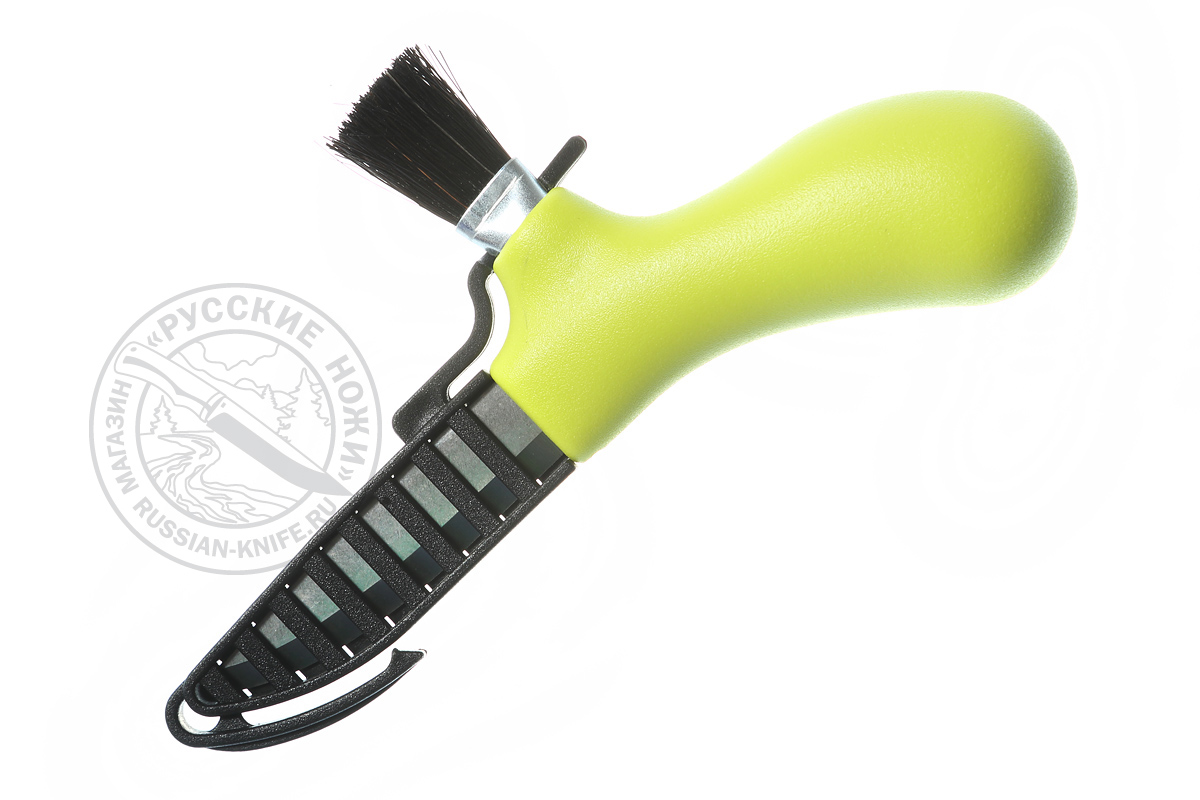 - Нож Morakniv Karl-Johan для грибов #10906, нержавеющая сталь, цвет лайм