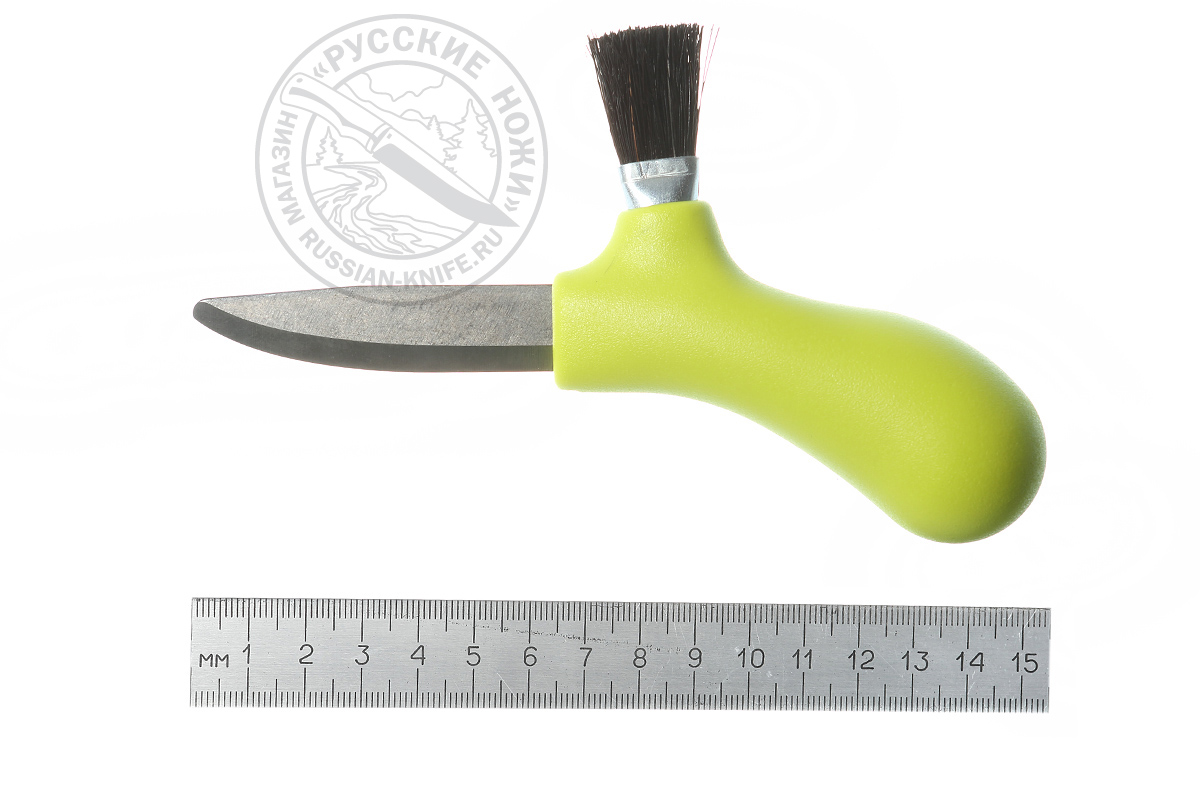 - Нож Morakniv Karl-Johan для грибов #10906, нержавеющая сталь, цвет лайм