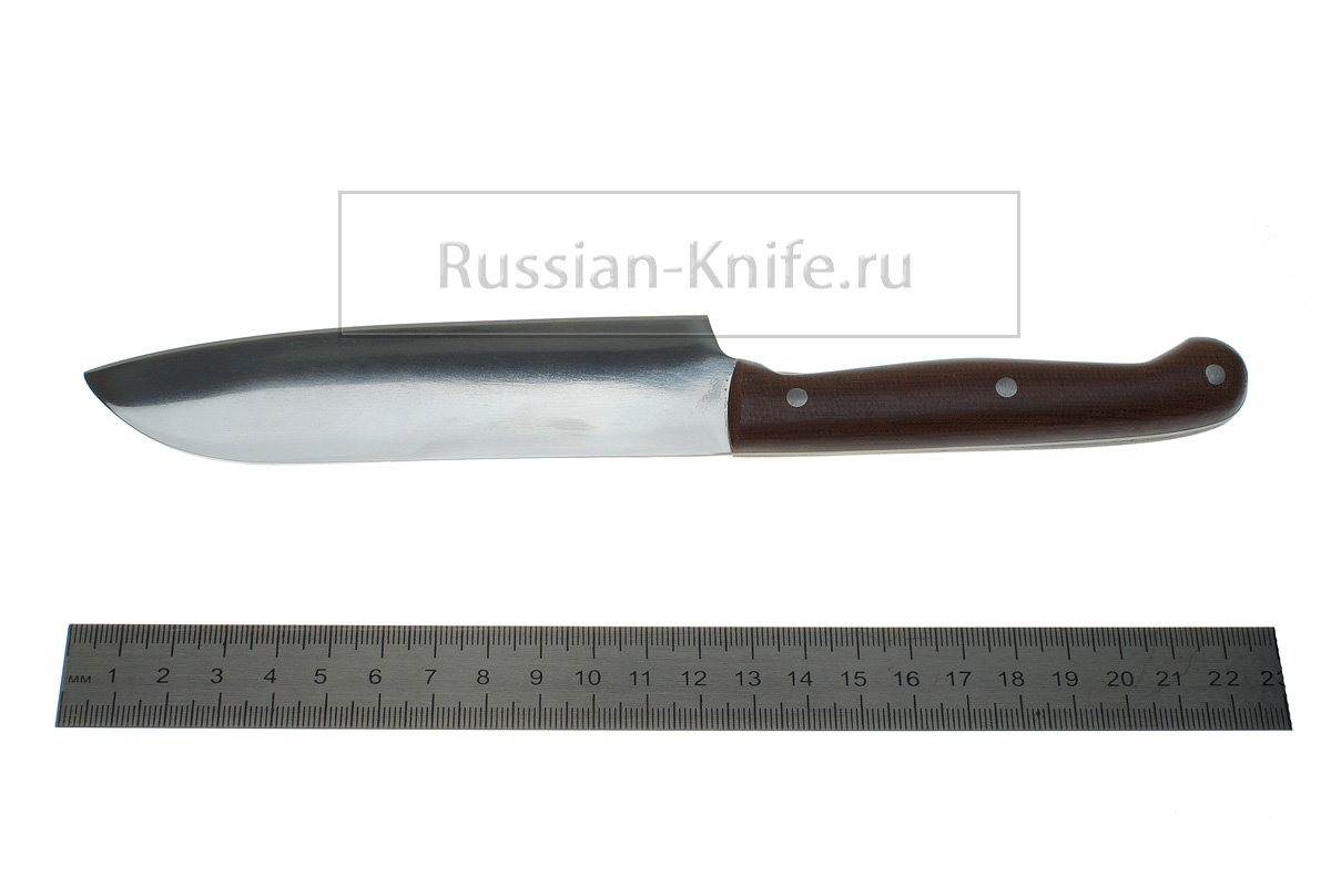 - Набор из 4-х кухонных ножей (сталь 95Х18), граб светлый