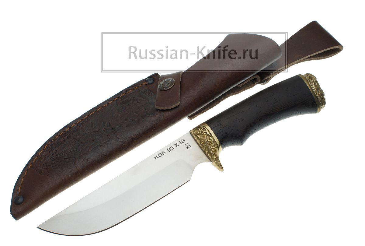 - Нож Бриг-1 (сталь 95Х18), венге