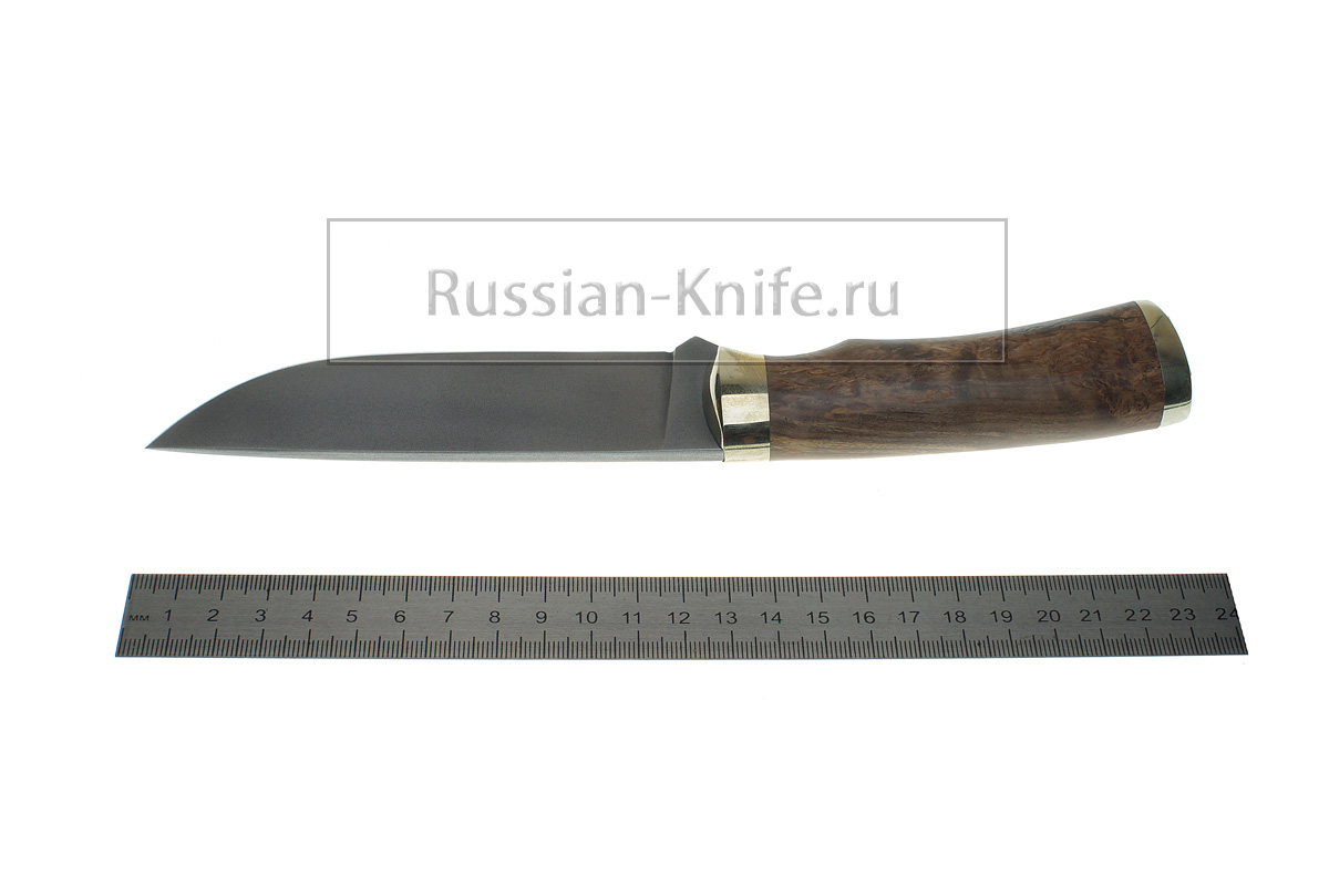 - Нож  Спартак (сталь vanadis10), Ульданов Д., (УМ04 -1), карельская береза