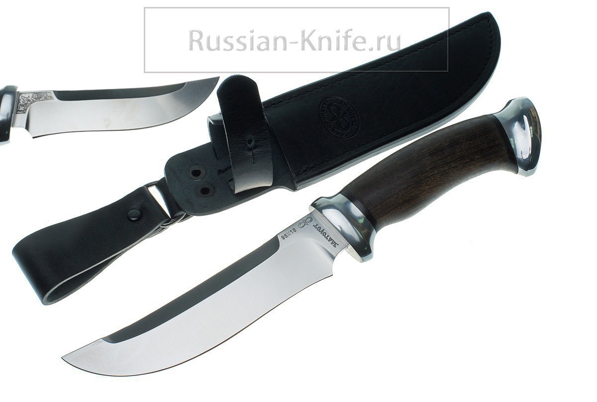 - Нож "Росомаха" (сталь 95Х18), рукоять орех, АИР