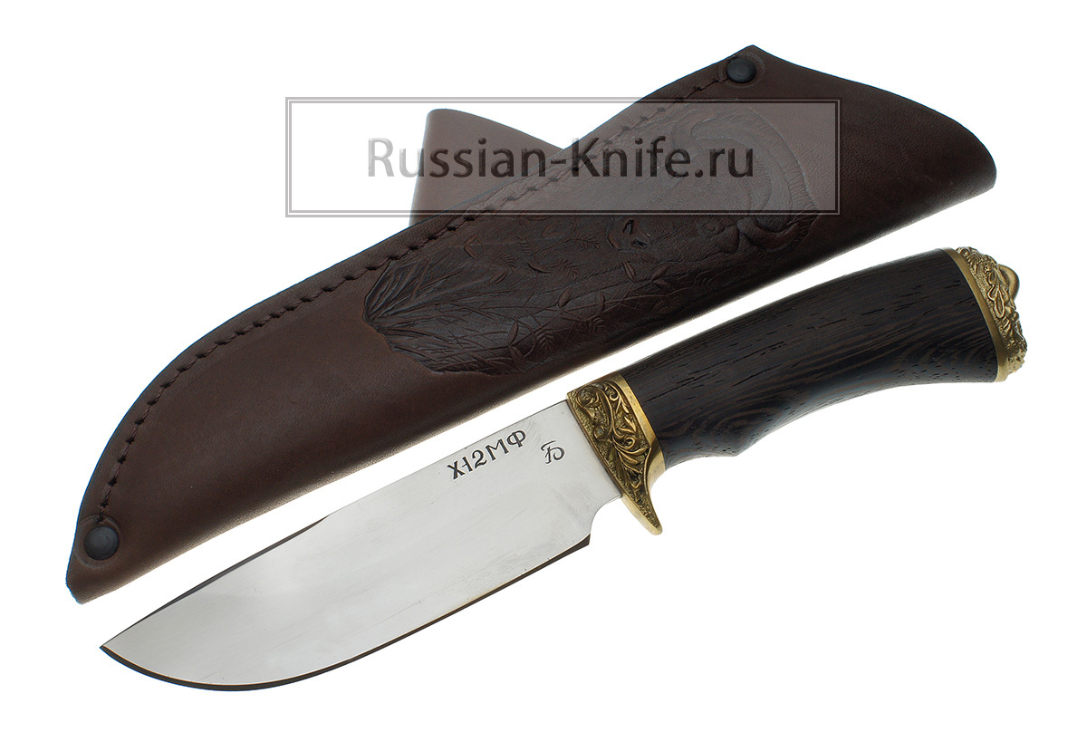 - Нож Бобр-3 (сталь Х12МФ), венге