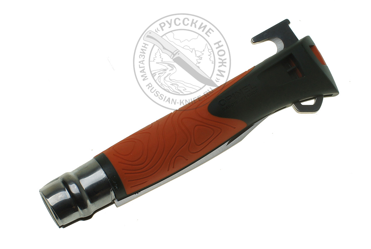 - Нож Opinel №12 Explore, #001974, (сталь Sandvik 12C27), оранжевый