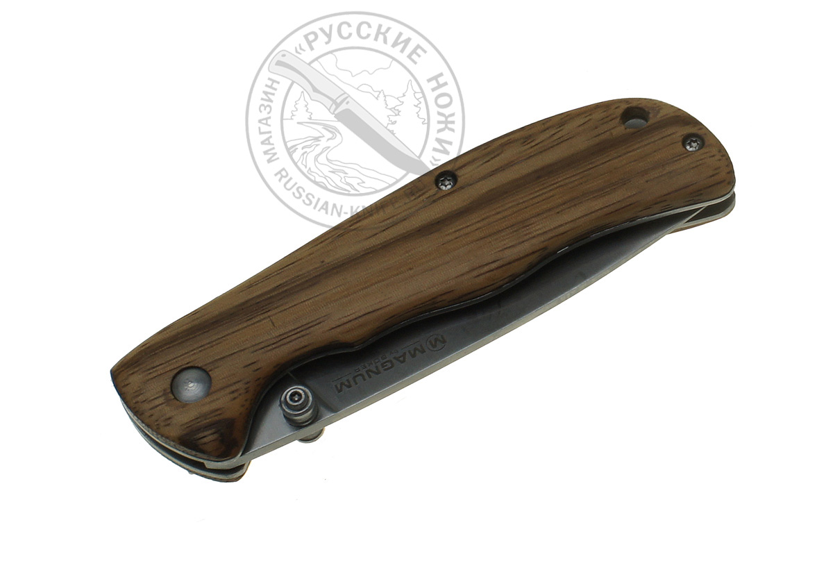 - Нож складной "Magnum" BK01EL605 Backpacker, сталь 440A, дерев. рук-ть