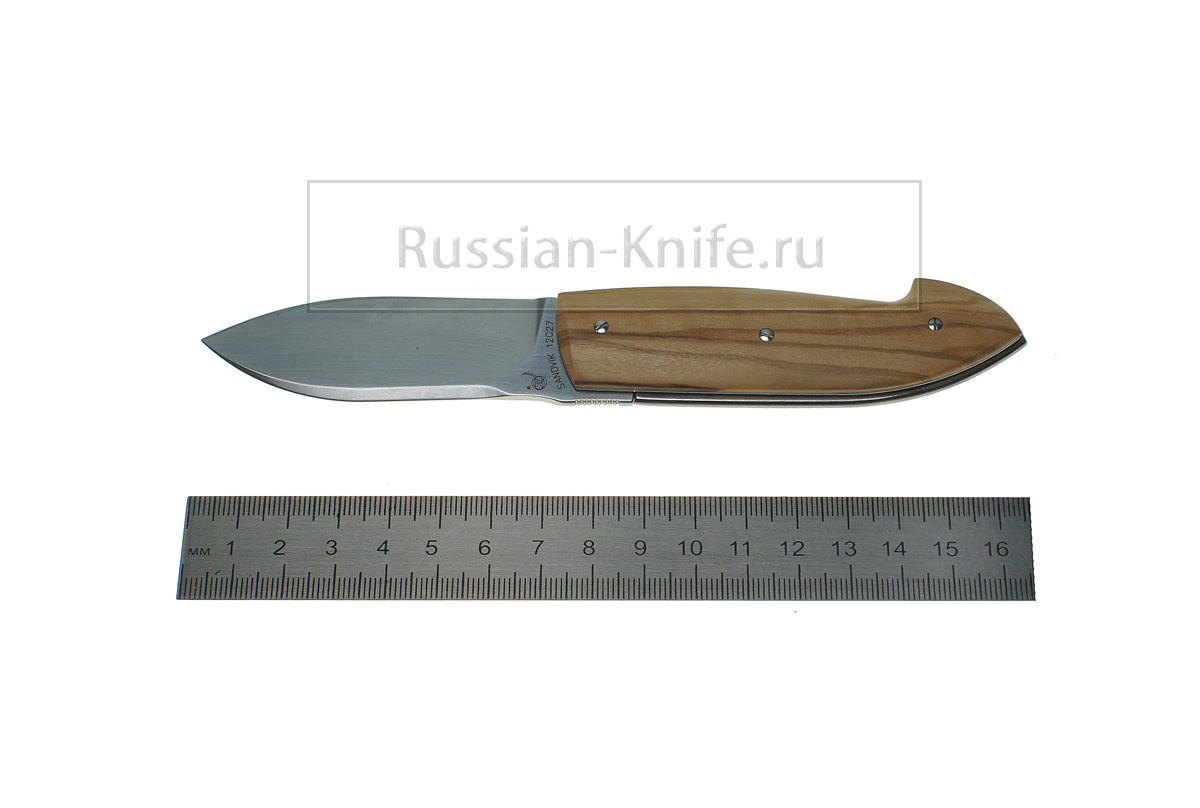 - Складной нож Viper Timeless, олива, сталь Sandvik 12C27, V5400UL