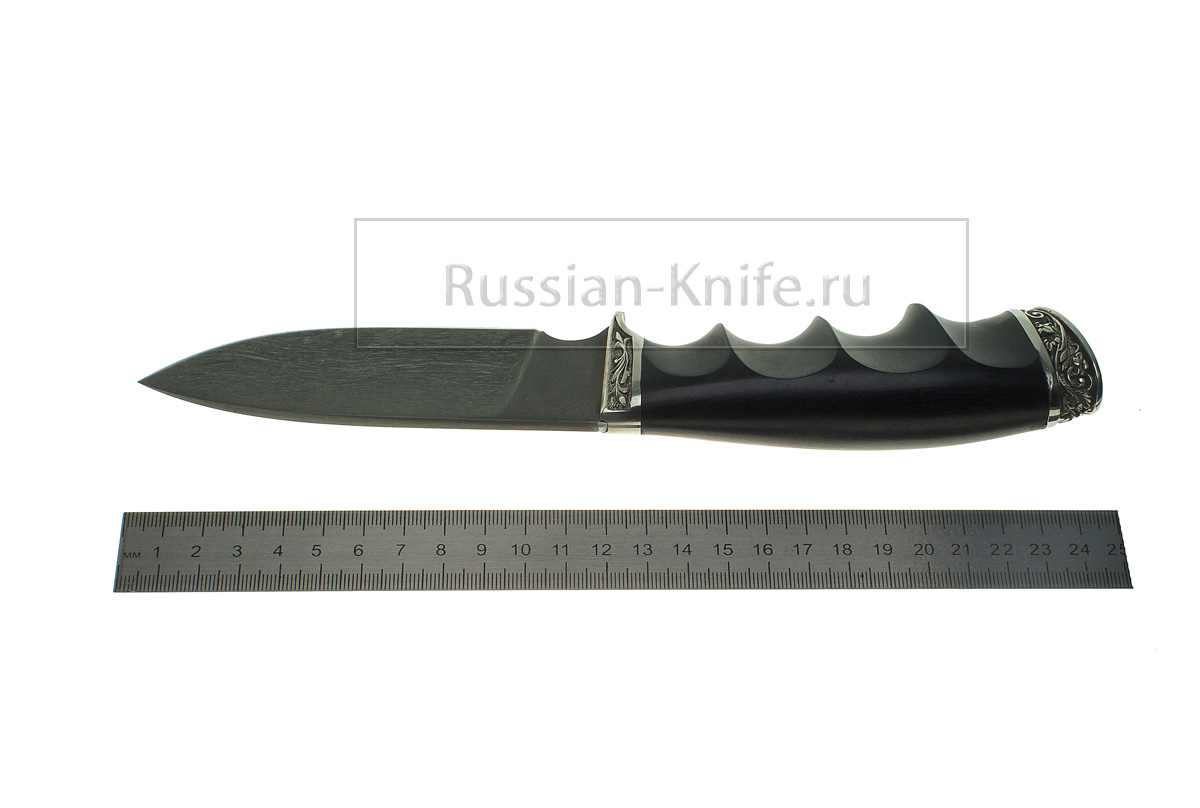 Нож Бобр ( булат ), граб, А.Жбанов