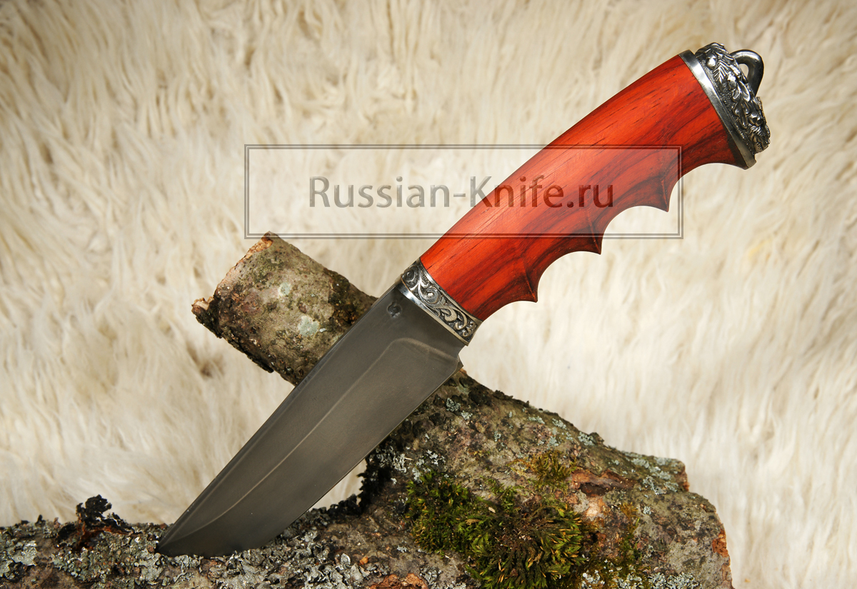 - Булатный  нож "Медведь", падук